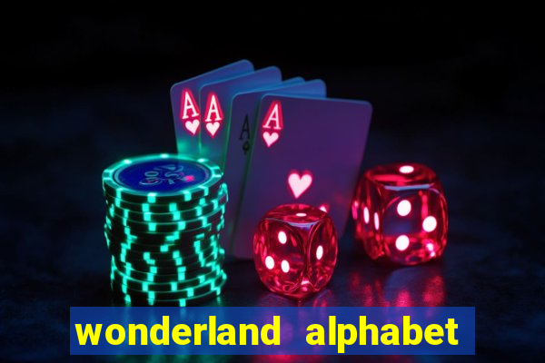 wonderland alphabet comic studio