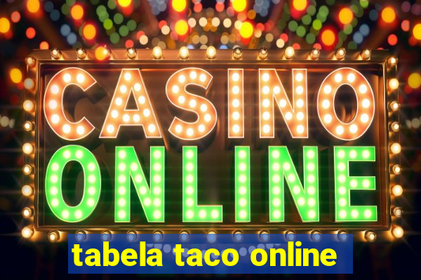 tabela taco online