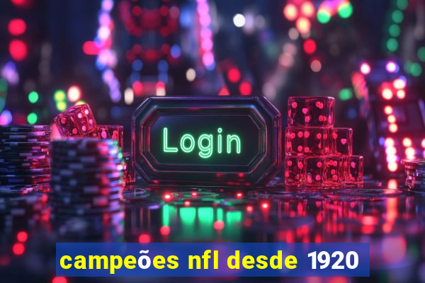 campeões nfl desde 1920