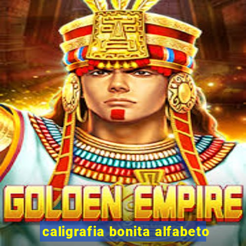 caligrafia bonita alfabeto