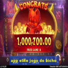 app elite jogo do bicho