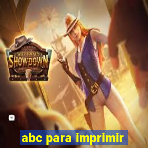 abc para imprimir