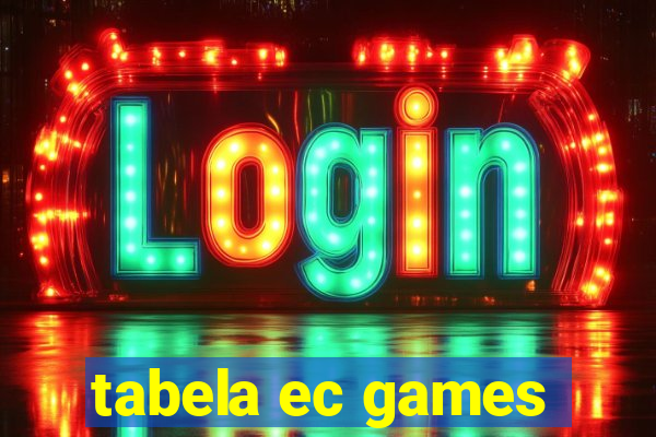 tabela ec games