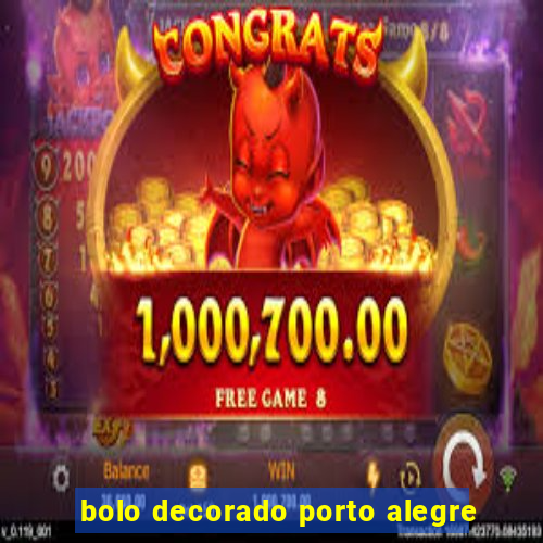 bolo decorado porto alegre