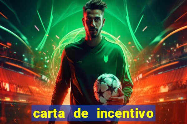 carta de incentivo para alunos
