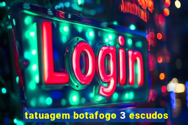 tatuagem botafogo 3 escudos
