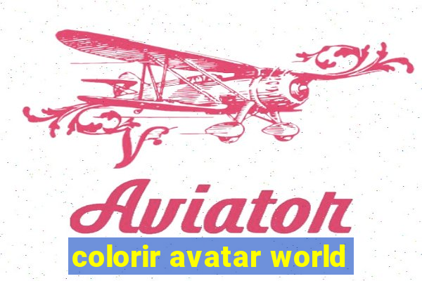 colorir avatar world