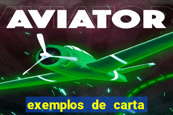 exemplos de carta do leitor